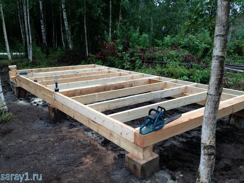 3 нижняя обвязка сарая
