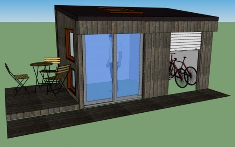 сарай в sketchup